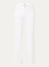 Fleur low waist straight leg jeans met gekleurde wassing - Wit