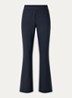 Noos high waist flared fit pantalon met steekzakken - Donkerblauw