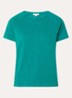 T-shirt met ronde hals - Zeegroen