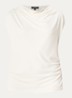 T-shirt met ronde hals - Gebroken wit