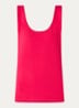 Tanktop met ronde hals - Creme