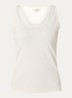 Tanktop met ronde hals - Gebroken wit