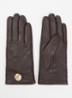 Handschoenen van lamsleer - Chocoladebruin