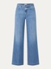 Glow Up high waist flared jeans met medium wassing - Blauw