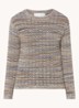 Grofgebreide pullover met structuur - Donkergrijs