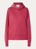 Hoodie van  katoen met logoborduring - Rood