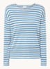 Longsleeve met streepprint  - Blauw