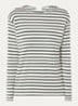 Longsleeve met streepprint  - Legergroen