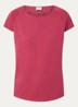 T-shirt met stretch - Donkerrood