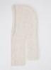Ginacc balaclava in wolblend - Wit