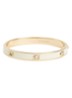 Bangle met logo - Wit