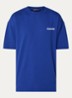 Sportswear T-shirt met logo- en backprint - Blauw