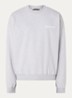 Sweater met logo- en backprint - Lichtgrijs