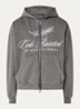 Sweatvest met capuchon en steekzakken - Middengrijs