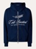 Sweatvest met capuchon en steekzakken - Donkerblauw