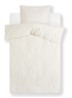 CRISP dekbedovertrekset van katoen - inclusief kussenslopen - Beige