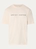 Alias Dias T-shirt met logoborduring - Creme