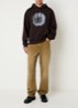 Amba straight leg jeans met logoprint - Beige