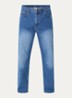 Amba straight leg jeans met logoprint - Indigo
