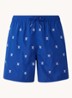 Eswim zwemshorts met logoprint en steekzakken - Kobaltblauw