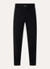 Straight fit joggingbroek met steekzakken - Zwart