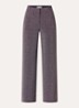 Noemia high waist straight fit pantalon met lurex - Lichtpaars