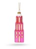 Domtoren kersthanger 13,6 cm - Fuchsia