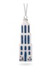 Domtoren kersthanger 13,6 cm - Blauw