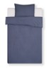 Dekbedovertrekset van  katoen - inclusief kussenslopen - Blauw