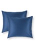  kussensloop van  katoensatijn 300TC in 2-pack  - Blauw
