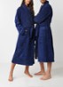  Softness badjas van  katoen - unisex - Blauw