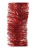 Lametta kerstguirlande 270 cm - Rood
