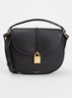 The Siena crossbodytas van leer - Zwart