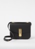 Vancouver crossbodytas van leer - Zwart