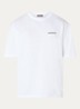 Yatai T-shirt met logo- en backprint - Wit