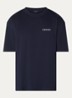 Yatai T-shirt met logo- en backprint - Donkerblauw
