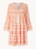 Ella mini tuniekjurk met print - Zalmroze