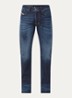 1985 Larkee straight leg jeans met donkere wassing - Indigo