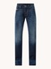 1985 Larkee straight leg jeans met donkere wassing - Donkerblauw