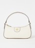 Carol schoudertas van leer - Creme