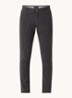 Alpha skinny fit chino met steekzakken  - Antraciet
