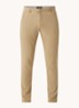 Alpha skinny fit chino met steekzakken  - Khaki