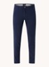 Alpha skinny fit chino met steekzakken  - Blauw
