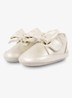 Mileau babyschoentje van leer - Gebroken wit