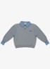 Priem sweater met polokraag - Lichtgrijs