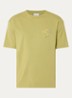 Equisse T-shirt front- en backprint - Khaki