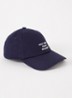 Pet met borduring - Donkerblauw