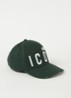 Icon pet met logoborduring - Donkergroen