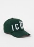 Icon pet met logoborduring - Groen