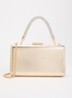 Beaut clutch met afneembare schouderriem - Goud